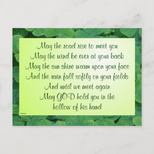 Irish Segen Postcard Postkarte