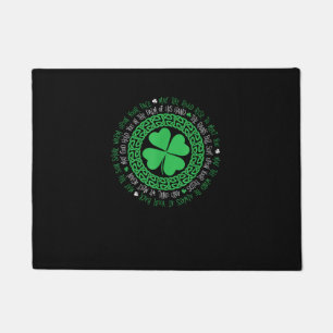 Irish Sessing Celtic Knot 4 Leaf Clover - St. Pat Fußmatte