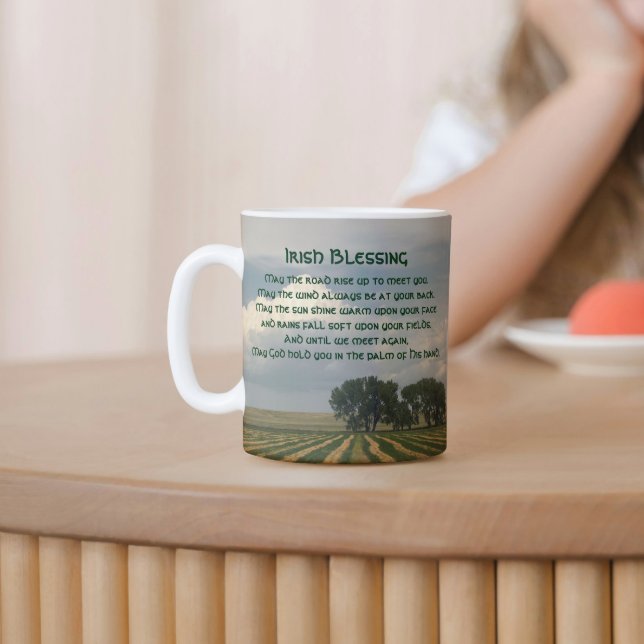 Irish Sessing Farmland Landschaft Kaffeetasse (In Situ Table)