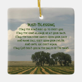Irish Sessing Farmland Landschaft Keramikornament