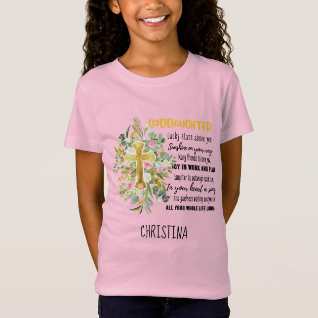 Irish Sessing für GODAUGHTER - Personalisiertes Ge T-Shirt (Vorderseite)
