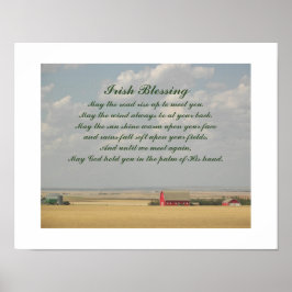 Irish Sessing Golden Weizen Fields Inspiration Poster