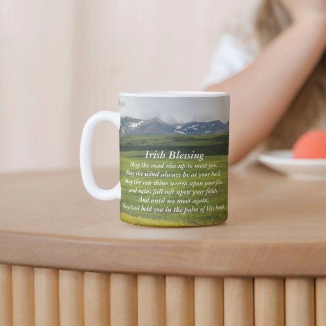Irish Sessing Green Valley Landschaft Kaffeetasse (In Situ Table)