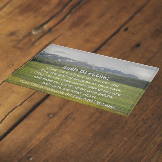 Irish Sessing Green Valley Landschaft Schneidebrett (In Situ)