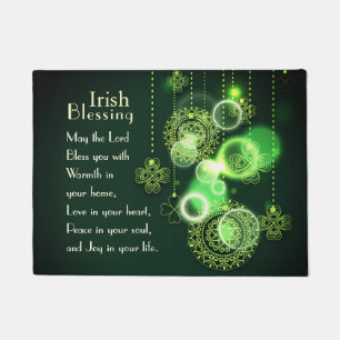 Irish Sessing Liebe in your heart, Kleeblatt Desig Fußmatte