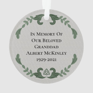 Irish Sessing Love Memory Remembrance Memorial Ornament