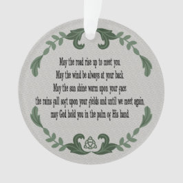 Irish Sessing Love Memory Remembrance Memorial Ornament