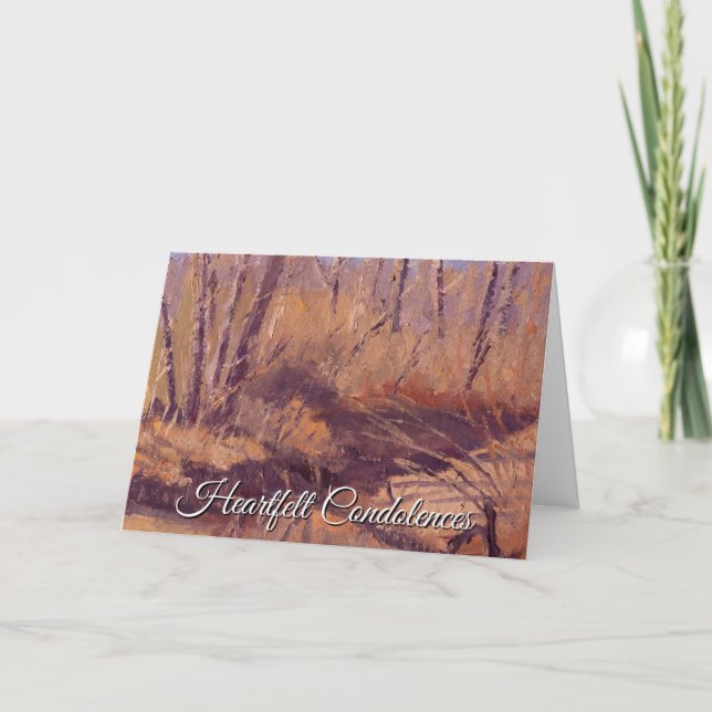 Irish Sessing Memorial Sympathy Card Karte (Vorderseite)