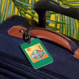Irish Sessings Cross Personalisiert Gepäckanhänger