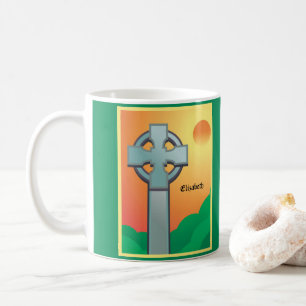 Irish Sessings Cross Personalisiert Kaffeetasse