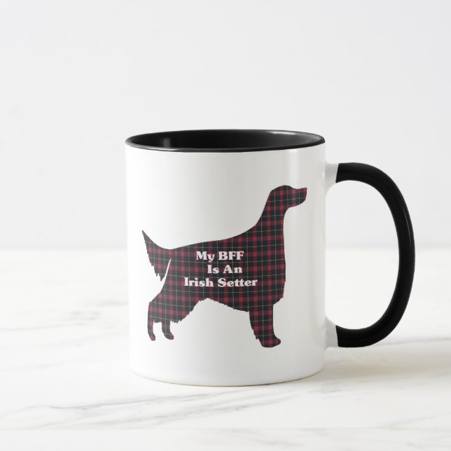 Irish Setter BESTE FREUNDIN Tasse (Rechts)