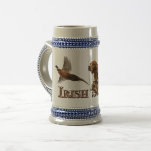 Irish Setter Bierglas