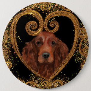IRISH SETTER BUTTON