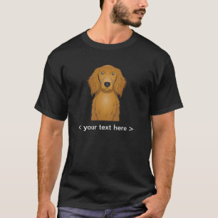 Irish Setter Cartoon Personalisiert T-Shirt