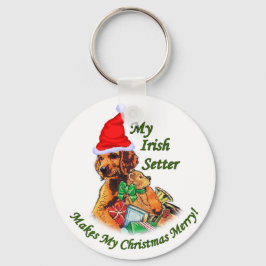 Irish Setter Christmas Geschenke Schlüsselanhänger
