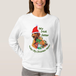 Irish Setter Christmas Geschenke T-Shirt