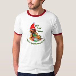 Irish Setter Christmas Geschenke T-Shirt