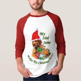 Irish Setter Christmas Geschenke T-Shirt