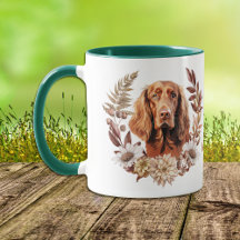 Irish Setter Dog Herbstkranz