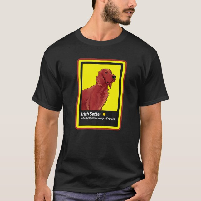 Irish Setter Dog Liebe Dog Mama Irish Setter Eigen T-Shirt (Vorderseite)