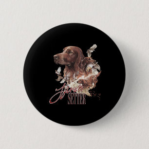 Irish Setter Dog Lovers Button