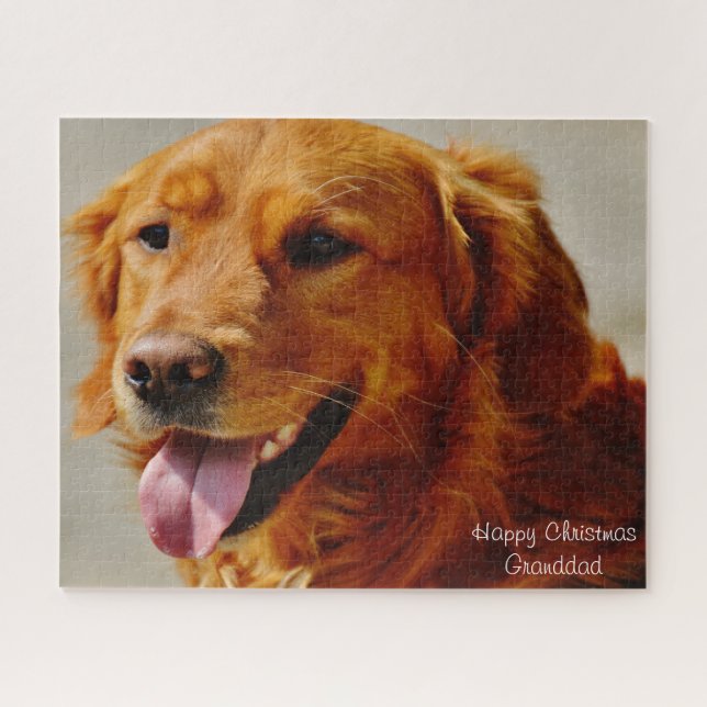 Irish Setter Dog. Puzzle (Horizontal)