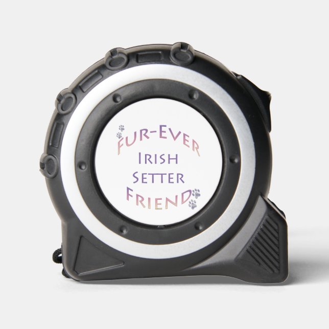 Irish Setter Furever Maßband (Vorderseite)