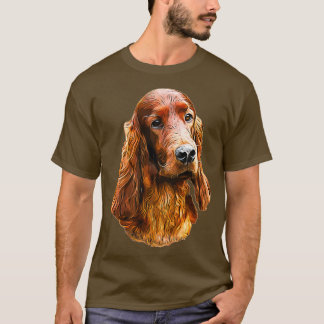 Irish Setter Glamour Dog T-Shirt
