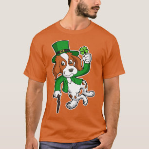 Irish Setter Hund St Patricks Day Fersenklips T-Shirt