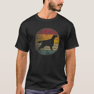 Irish Setter Hund Vintag erschüttert Retro Silhoue T-Shirt