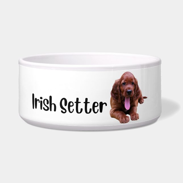 Irish Setter - Hundeschale nach Rasse Napf (Vorderseite)