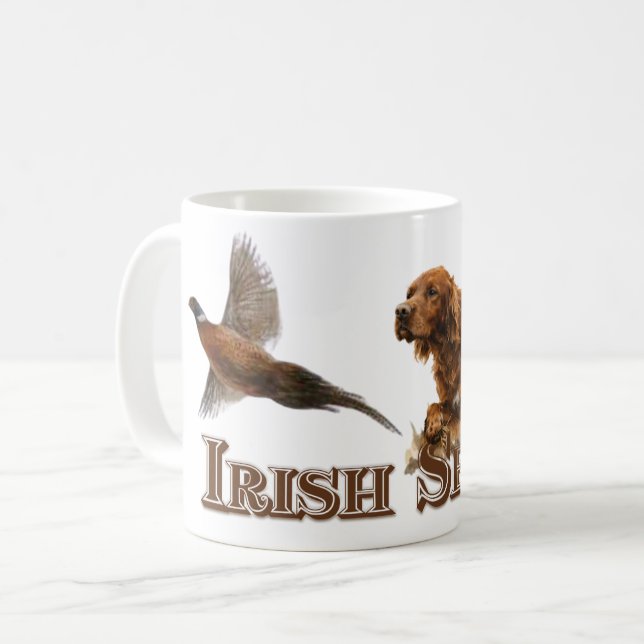 Irish Setter  Kaffeetasse (Vorderseite Links)