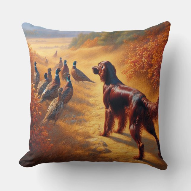 Irish Setter Kissen (Vorderseite)