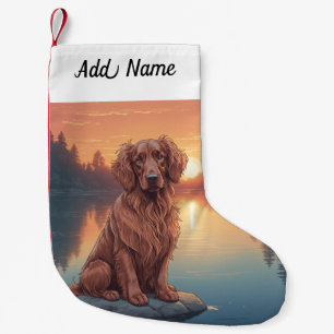 Irish Setter Kleiner Weihnachtsstrumpf