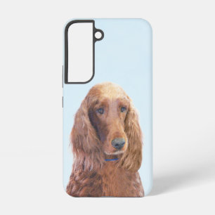 Irish Setter Malerei - Süße originelle Hundekunst Samsung Galaxy Hülle