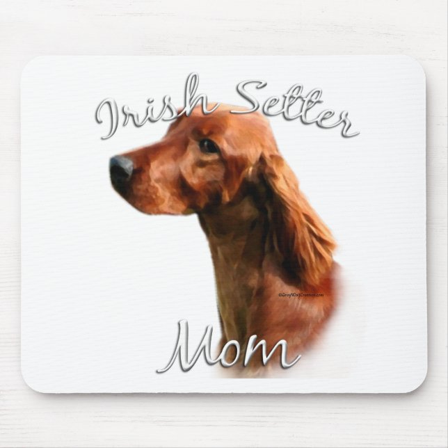 Irish Setter Mama 2 Mousepad (Vorne)