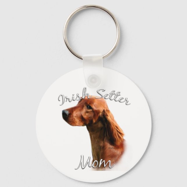 Irish Setter Mama 2 Schlüsselanhänger (Vorderseite)