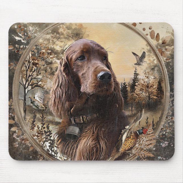 Irish Setter Mousepad (Vorne)