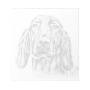 IRISH SETTER Notepad Notizblock