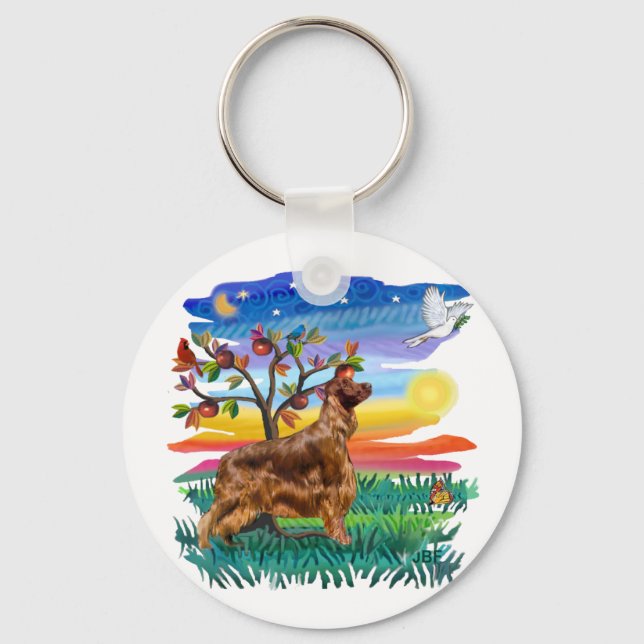 Irish Setter Schlüsselanhänger (Vorderseite)