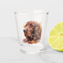 Irish Setter Schnapsglas