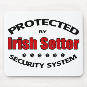 Irish Setter Security Mousepad