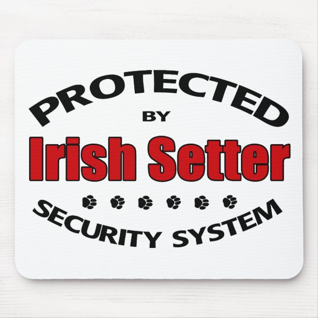 Irish Setter Security Mousepad (Vorne)