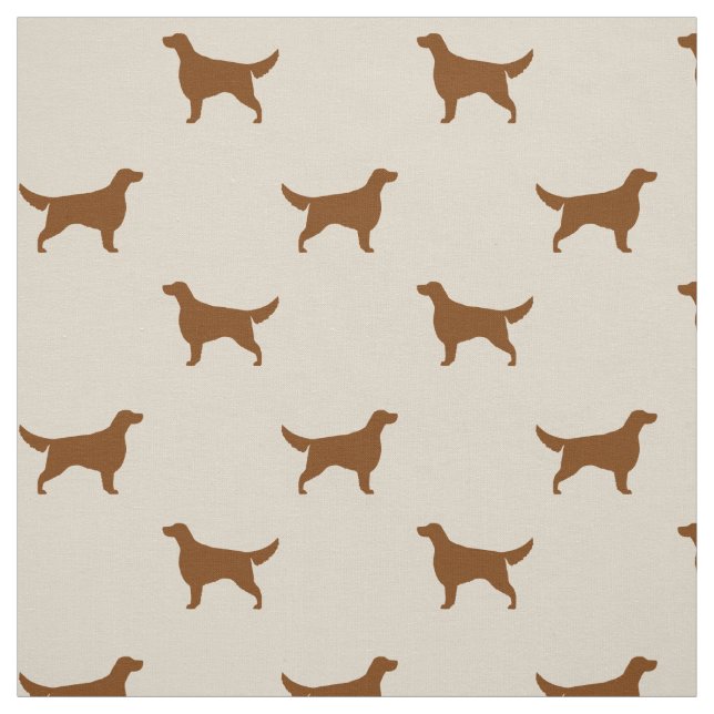 Irish Setter Silhouetten Muster| Hundezucht Stoff (Muster)