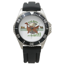 Irish Setter Sporting Geschenke Armbanduhr