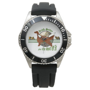 Irish Setter Sporting Geschenke Armbanduhr