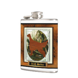 Irish Setter Sporting Geschenke Flachmann