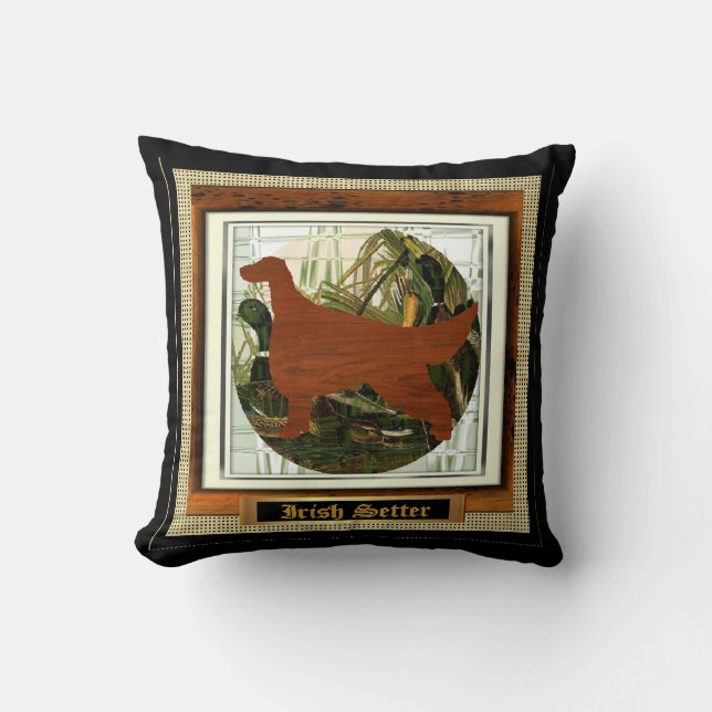 Irish Setter Sporting Geschenke Kissen (Vorderseite)