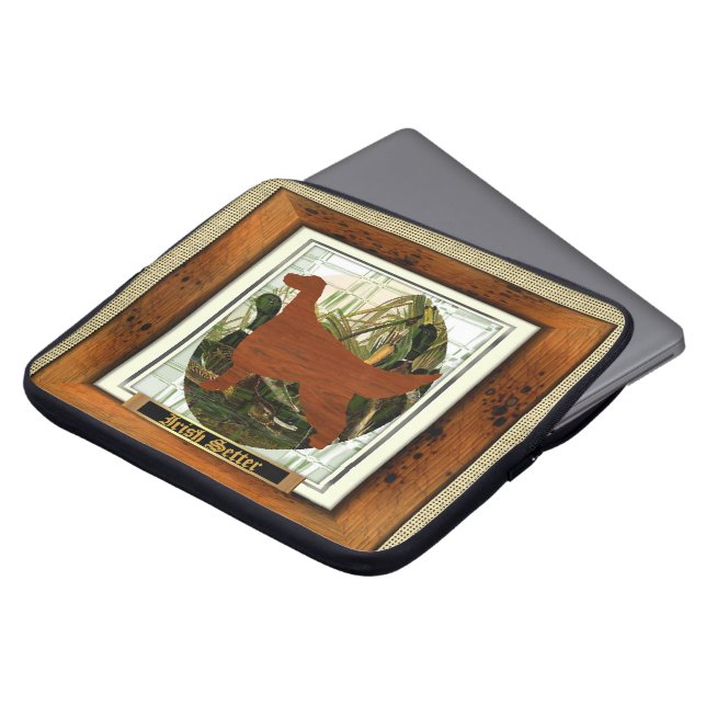 Irish Setter Sporting Geschenke Laptopschutzhülle (Vorne Oben)