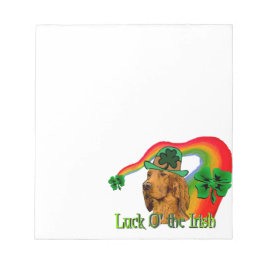 Irish Setter St Patricks Notizblock